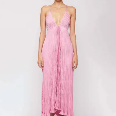 A.l.c Angelina Midi Dress In Pink
