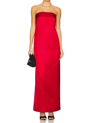A.l.c Ani Gown In Really Red In Multi