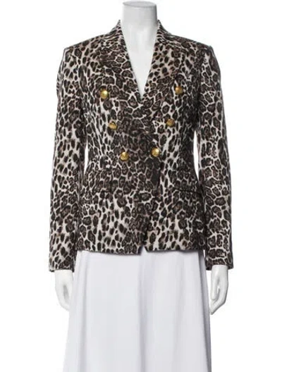 Pre-owned A.l.c Animal Print Blazer W/ Tags In Multicolor