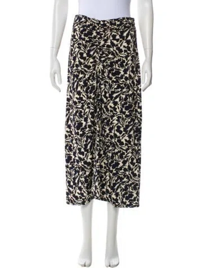 Pre-owned A.l.c Animal Print Midi Length Skirt In Multi