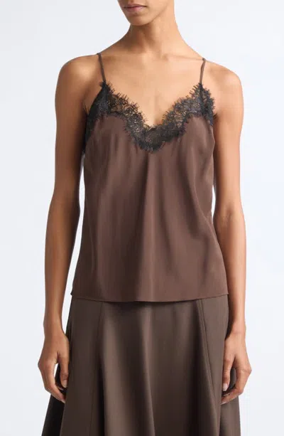 A.l.c . Annabelle Silk Top In Brown