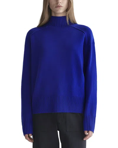 A.l.c . Archie 100% Cashmere Sweater In Cobt-cobalt