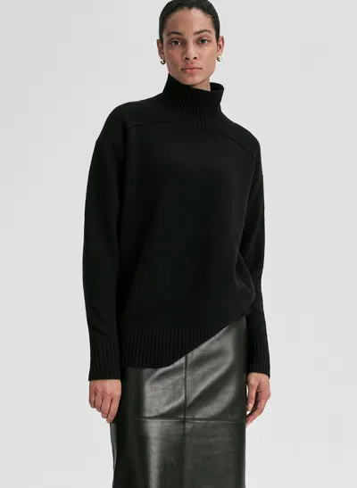 A.l.c Archie Cashmere Turtleneck Sweater In Black