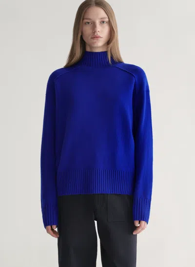 A.l.c Archie Cashmere Turtleneck Sweater In Blue