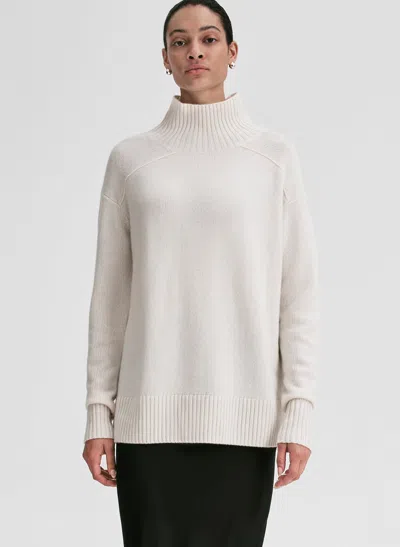 A.l.c Archie Cashmere Turtleneck Sweater In Neutral