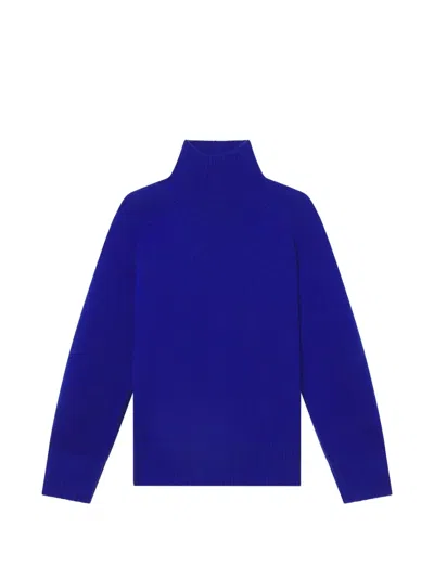 A.l.c Archie High-neck Sweater In Blue