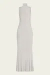 A.l.c Arden Metallic Knit Maxi Dress In Mercury