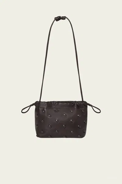 A.l.c Arden Studded Leather Bag In Ganache
