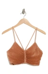 A.L.C ARI PLEATED CROP CAMISOLE