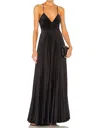 A.l.c . Aries Maxi Dress In Black