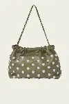 A.l.c Arlo Studded Leather Bag In Army