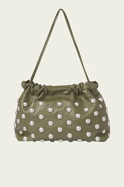 A.l.c Arlo Studded Leather Bag In Army