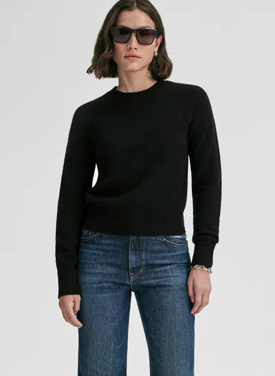 A.l.c Ashtyn Cashmere Crew Neck Sweater In Black