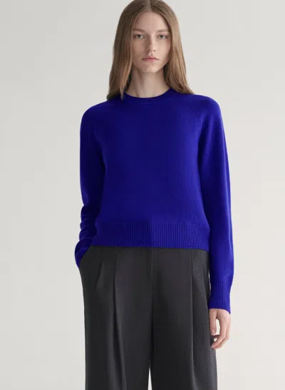 A.l.c Ashtyn Cashmere Crew Neck Sweater In Blue