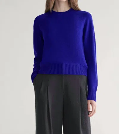 A.l.c Ashtyn Cashmere Sweater In Blue In Purple