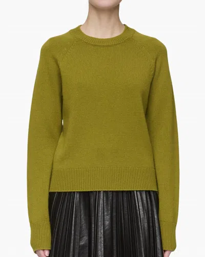A.l.c Ashtyn Cashmere Sweater In Moss In Green