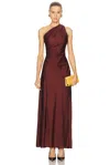 A.l.c Aster Gown In Burgundy