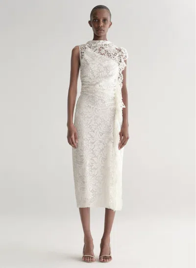A.l.c Astrid Lace Midi Dress In Multi
