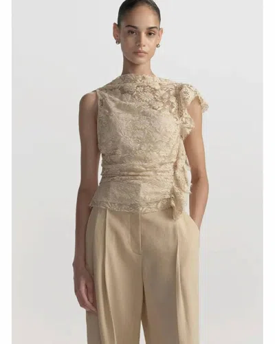 A.l.c Astrid Lace Top In Crema Dolce In Neutral