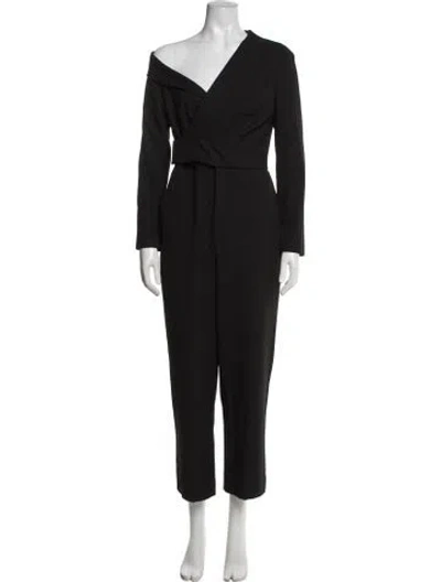 Pre-owned A.l.c Asymmetrical Jumpsuit In Black