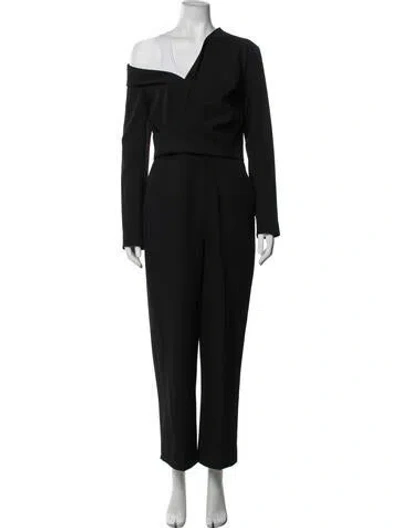 Pre-owned A.l.c Asymmetrical Jumpsuit In Black