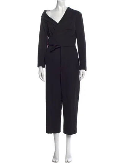 Pre-owned A.l.c Asymmetrical Jumpsuit In Black