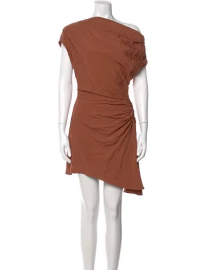 Pre-owned A.l.c Asymmetrical Mini Dress W/ Tags In Orange