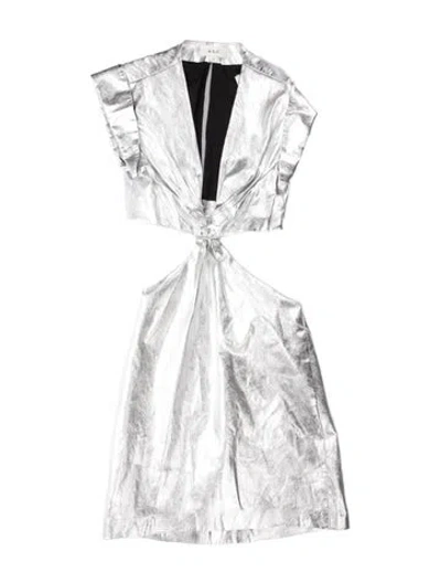 Pre-owned A.l.c Asymmetrical Mini Dress W/ Tags In White