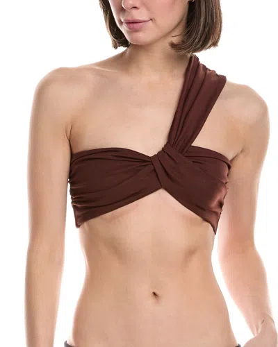 A.l.c A. L.c Athena Bikini Top In Burgundy