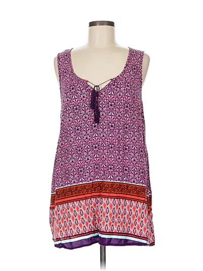 Pre-owned Alc Atlast Classics Sleeveless Blouse In Burgundy