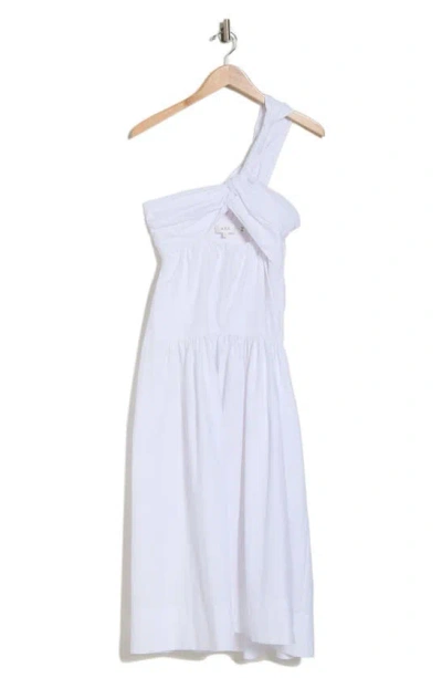 A.l.c Aubrey One-shoulder Cotton Dress In White