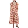 A.l.c August Womens Paisley Cotton Sundress In Multi