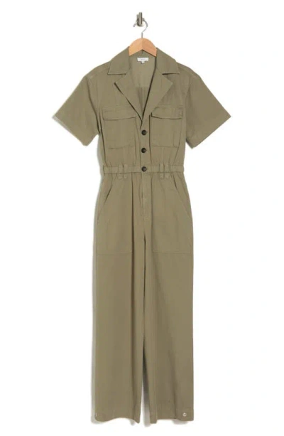 A.l.c Augusta Utility Jumpsuit In Dusty Olive