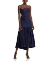 A.l.c A. L.c. Austin Midi Dress In Maritime Navy