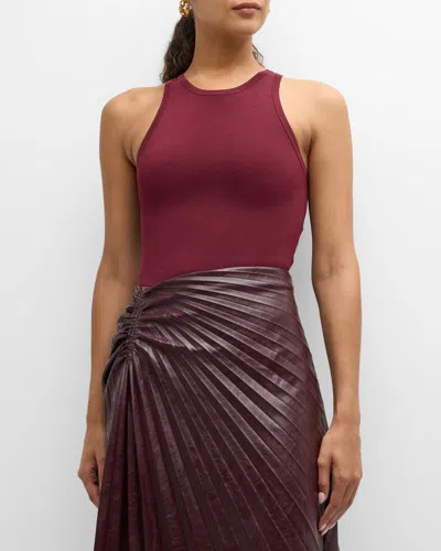 A.l.c Bailey Tank Top In Mulberry