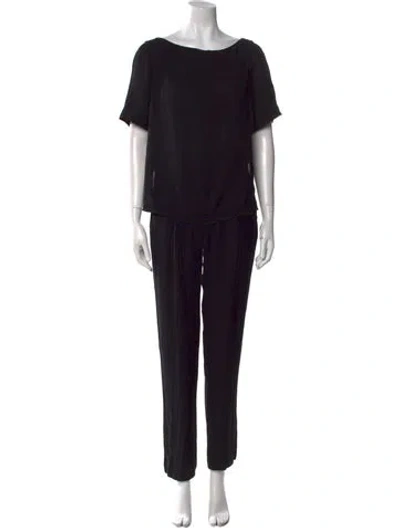 Pre-owned A.l.c Bateau Neckline Jumpsuit In Multi