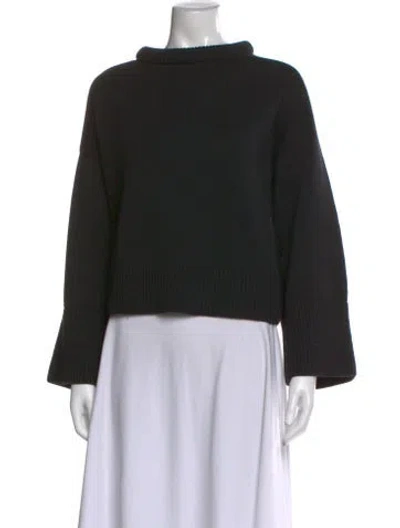 Pre-owned A.l.c Bateau Neckline Sweater In Blue
