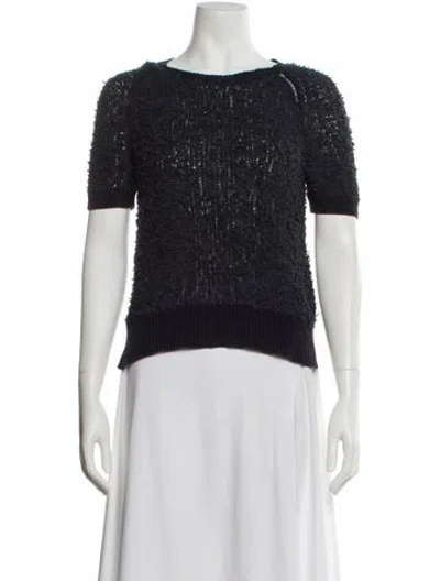 Pre-owned A.l.c Bateau Neckline Sweater In Multi