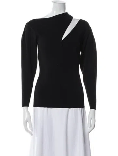 Pre-owned A.l.c Bateau Neckline Sweater In Multi