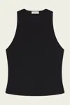 Shop A.l.c Belle Compact Knit Top In Black