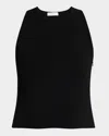 A.l.c Belle Racerback Crop Top In Black