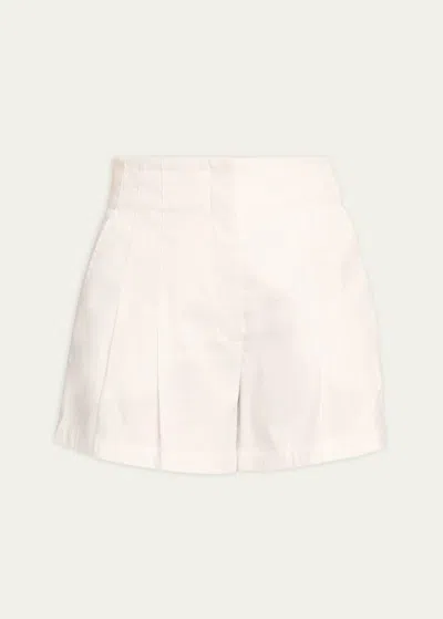 A.l.c Bennett Pleated Shorts In White