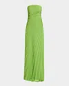 A.l.c . Bianca Pleated Strapless Gown