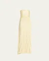 A.l.c Bianca Pleated Strapless Gown