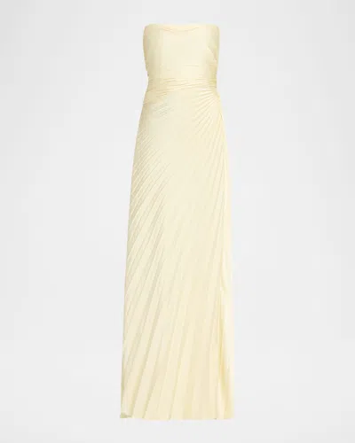 A.l.c Bianca Pleated Strapless Gown
