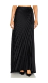 A.l.c Bianca Pleated Maxi Skirt In 블랙