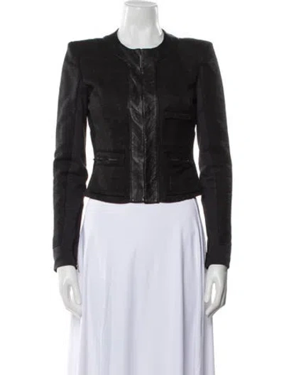 Pre-owned A.l.c Biker Jacket In Black