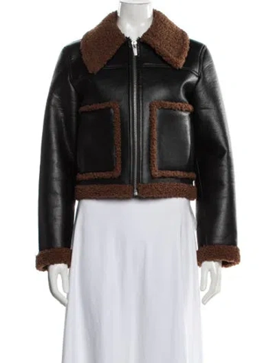 Pre-owned A.l.c Biker Jacket In Black