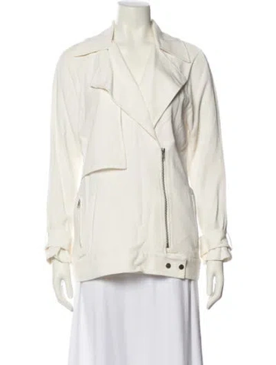 Pre-owned A.l.c Biker Jacket In Neutral