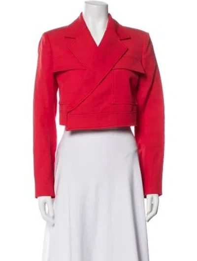 Pre-owned A.l.c Biker Jacket W/ Tags In Red